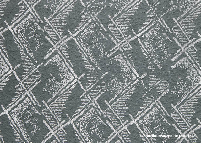 Musterwalze No. 1633 - Abstraktes 50er / 60er Jahre Muster