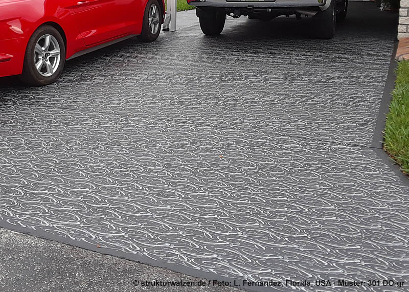 patterd rolled driveway in Florida