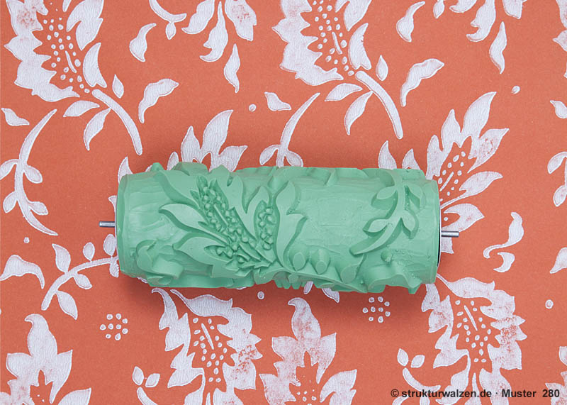 Musterwalze No. 280 - kr&auml;ftige, dichte Distel-Bl&auml;tter