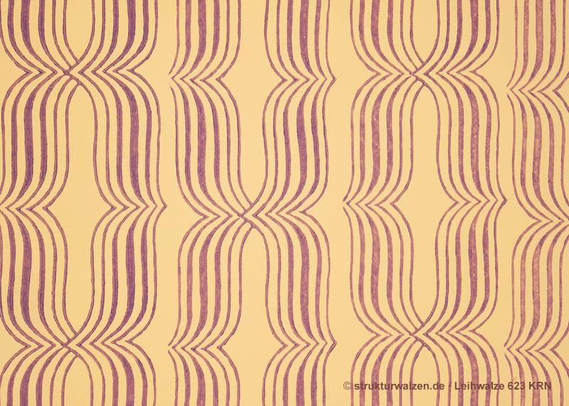 Typisches 70er Jahre Muster mit optischem Effekt